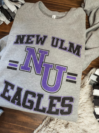 New Ulm Eagles Distressed Crewneck Sweatshirt