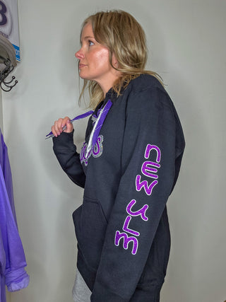 Eagles New Ulm Rhinestone Lace-Up Hoodie