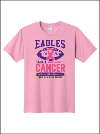 New Ulm Eagles Tackle Cancer Pink Tee
