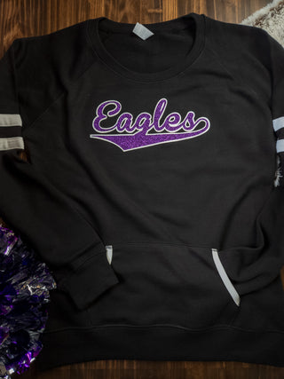 Eagles Varsity Crewneck - Ladies Fit