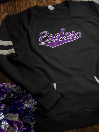 Eagles Varsity Crewneck - Ladies Fit