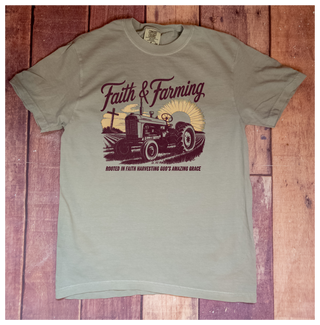 Faith & Farming Bay Dyed Tee