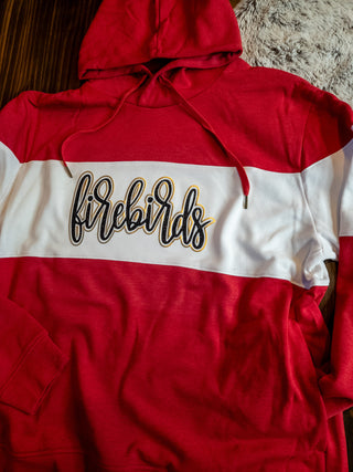Firebirds Sparkle And Puff Red League Hoodie