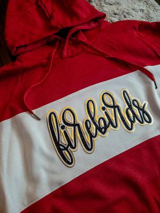 Firebirds Sparkle And Puff Red League Hoodie