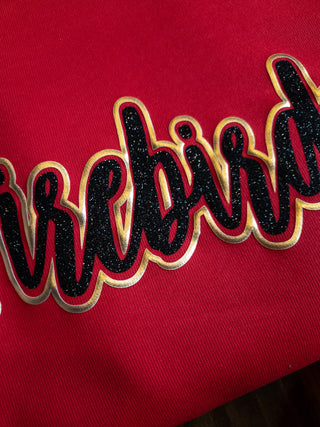 Firebirds Sparkle & Puff Sponge Fleece Crewneck Sweatshirt