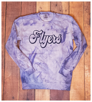 Flyers Violet Colorblast Crewneck Sweatshirt