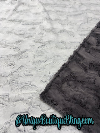 Frosted Gray Minky *READY TO SHIP OPTIONS
