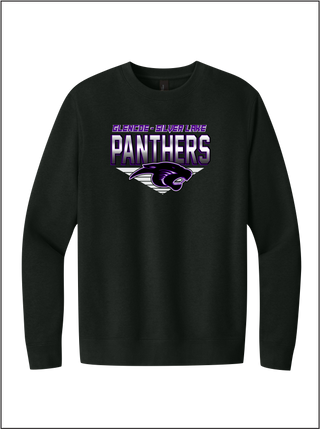 Panthers Mascot Fleece Crewneck Sweatshirt