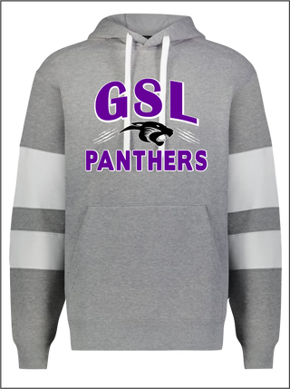 GSL Panthers Gray Sideline Stripe Hoodie