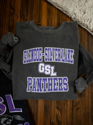 Glencoe-Silver Lake Dyed Pepper Crewneck Sweatshirt