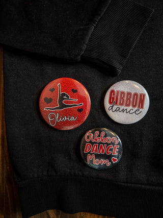 Gibbon Dance Day Set Of Three Pins
