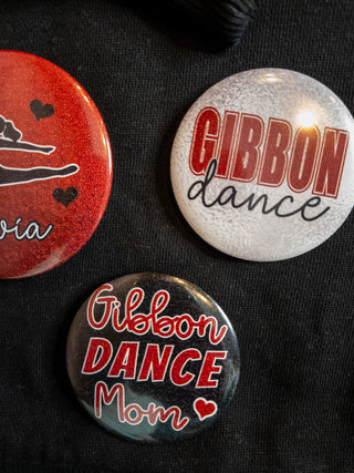 Gibbon Dance Day Set Of Three Pins