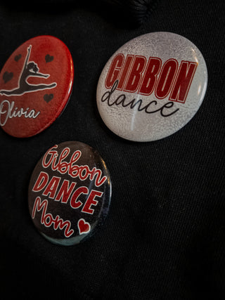 Gibbon Dance Day Set Of Three Pins