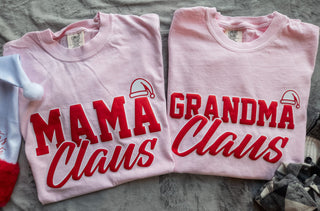 Mama Claus Puff Dyed Tee