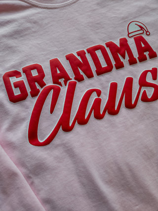 Grandma Claus Puff Dyed Tee