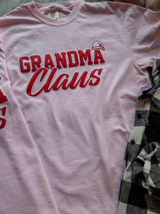 Grandma Claus Puff Dyed Tee