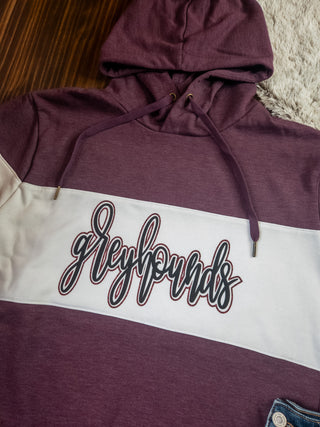 Greyhounds Sparkle And Puff Maroon League Hoodie