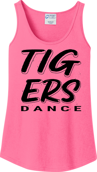 Tigers Dance Ladies Core Cotton Tank