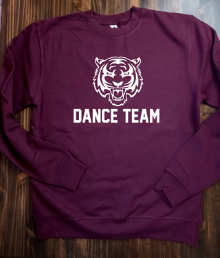 Tigers Dance Team Maroon Classic Crewneck Sweatshirt