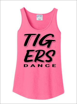 Tigers Dance Ladies Core Cotton Tank