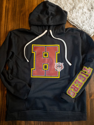 H Tigers Black Venture Hoodie