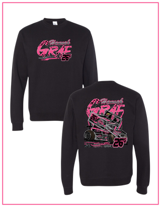Hannah Graf Black Classic Crewneck Sweatshirt