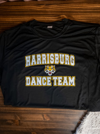 Harrisburg Dance Team Black Performance Tee