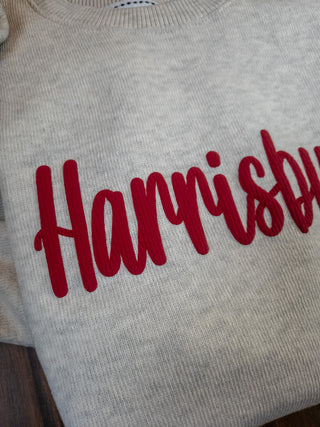 Harrisburg Pep Rally Ribbed Crewneck Sweatshirt