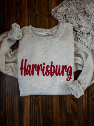 Harrisburg Pep Rally Ribbed Crewneck Sweatshirt