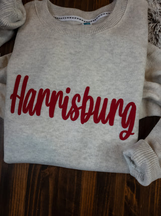 Harrisburg Pep Rally Ribbed Crewneck Sweatshirt