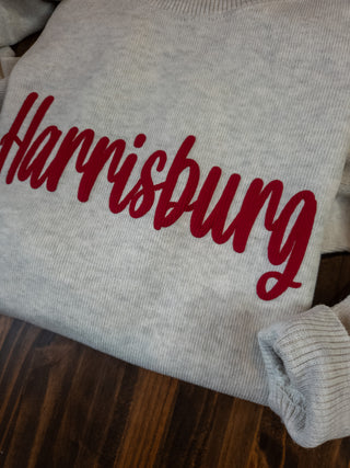 Harrisburg Pep Rally Ribbed Crewneck Sweatshirt