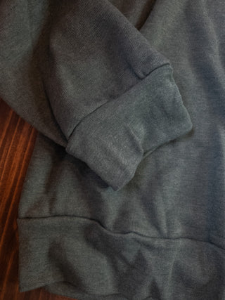 Sponge Fleece Casual Crewneck Sweatshirt