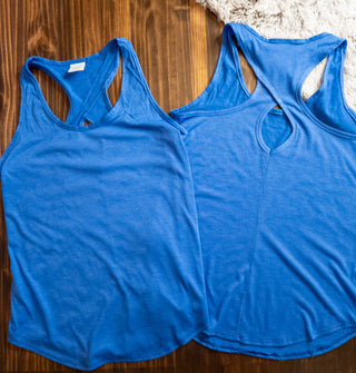 Luxe Keyhole Racerback Tank