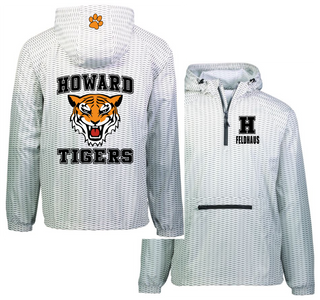 Howard Tigers White Packable Pullover