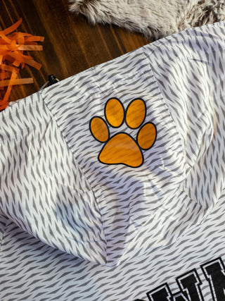 Howard Tigers White Range Packable Pullover