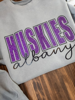 Huskies Albany Dyed Crewneck Sweatshirt