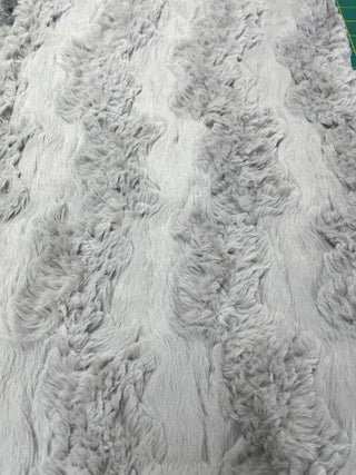 Silver Grey Wild Rabbit  Minky Blanket w/choice of Backing & Size