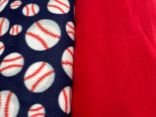 Navy Blue Baseball Blanket **Choose Backing *Can Add Customization