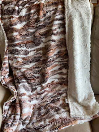 Autumn Frosted Himalayan Blankets *Choose Size & Backing