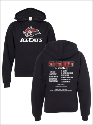 YOUTH Icecats PeeWee Classic Black Hoodie