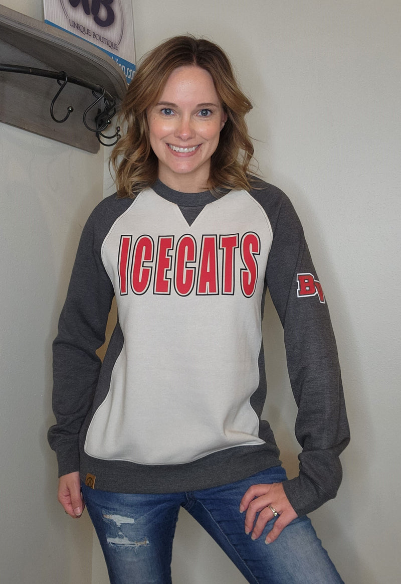 Icecats League Crewneck - Ladies Fit