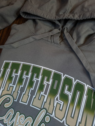 Jefferson Cavaliers Pewter Beach Wash Hooded Sweatshirt