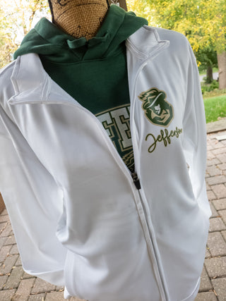 Jefferson Cavaliers White Full Zip Jacket