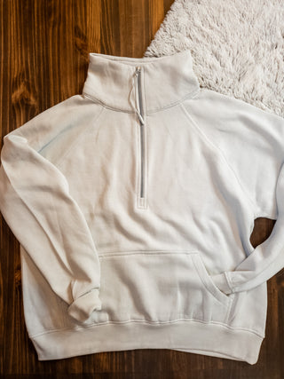 Ladies Relaxed Half Zip Pullover