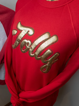 Jolly Red Crewneck Sweatshirt