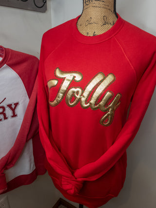 Jolly Red Crewneck Sweatshirt