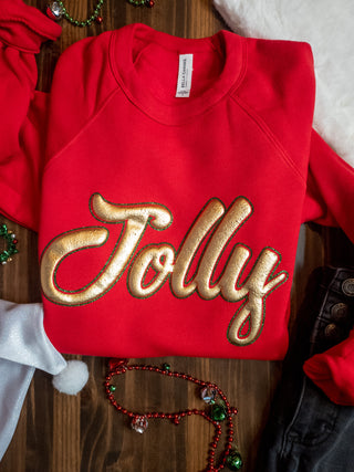 Jolly Red Crewneck Sweatshirt