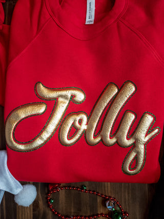 Jolly Red Crewneck Sweatshirt