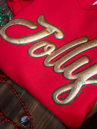 Jolly Red Crewneck Sweatshirt