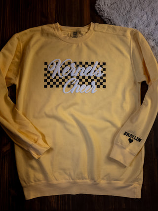 Kernels Cheer Puff Dyed Butter Crewneck Sweatshirt